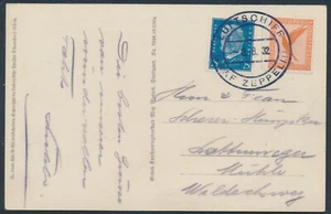 Zeppelin Schweizfahrt 1932 Bordpost Kurzfahrt Passagier Zeppelin-AK (S23590) - Picture 1 of 2