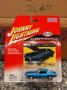 Johnny Lightning 35th Anniversary 1970 Camaro Z28 RS - Blue - Picture 1 of 6