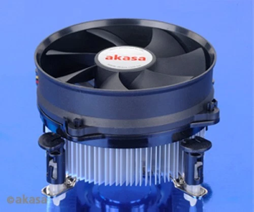 Akasa AK-CC7108EP01 CPU-Kühler für Intel Core 2 Duo, Core i3 & Core i5 bis 77W - Bild 1 von 1