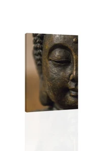 Buddha Face 4 - CANVAS OR PRINT WALL ART - Picture 1 of 2