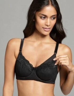 Cake Lingerie Maternity Nursing Bra Licorice Twist 20-1025 Black 34DD $65 - Image 1 of 4