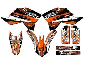 2009-2015 SX 65 MAYHEM Orange Senge Graphics Kit Compatible with KTM - Picture 1 of 10