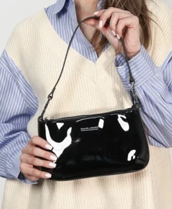 Patent leather baguette Handbag - Picture 1 of 13