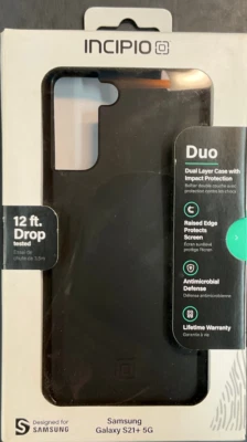 Samsung Galaxy S21+ 5G Tough Case BLACK Incipio Duo NEW AUST Stock Free Shipping - Image 1 of 4