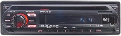 Autoradio Stereo Auto FM Frontalino Bluetooth Lettore DVD MP3 CD USB Aux LE-501 - Immagine 1 di 3
