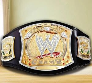 World Heavyweight Wrestling Championship Spinner Belt Replica – 4mm Metal Plates - Picture 1 of 7