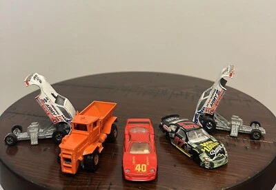 Lot 5 Hot Wheels Army Snake Funny, Ferrari, Snow Plow Kurt Busch 1970s - 1990’s, - Image 1 of 4