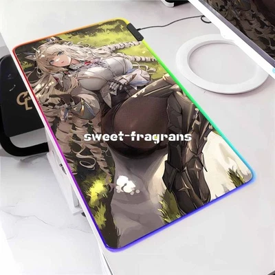 Anime NIKKE ACG Crown Large LED Glowing Mouse Pad RGB Sexy Keyboard XXL Desk Mat - Image 1 of 4