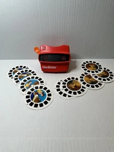 Carretes de juguete visor 3D Red View-Master La Bella y la Bestia Rey León de colección - Imagen 1 de 5