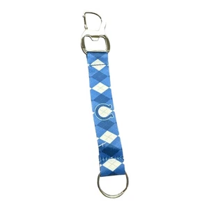Indianapolis Colts 8" Argyle Bottle Opener Lanyard with Keyring - Picture 1 of 1