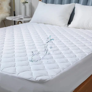 Quilted Waterproof RV Short Queen Mattress Protector Pad (60 Wx75 L) Fitted S... - Picture 1 of 7