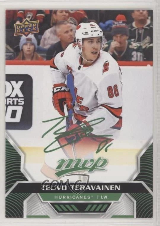 2020-21 Upper Deck MVP Green Script Teuvo Teravainen #50 - Image 1 of 2