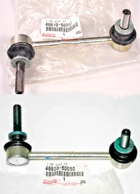 Conjunto de eslabones estabilizadores delanteros originales Toyota Hilux Surf 210/215. Juego izquierda/derecha Foto 1 de 2