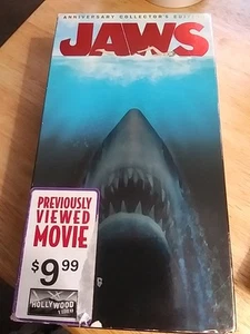 Jaws Movie VHS, 2000, 2-Tape Set, Anniversary Collectors Edition Double-pack - Picture 1 of 3