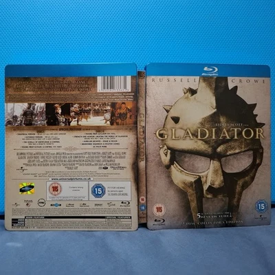 gladiator blu ray steelbook w postcards Good Condition Russell Crow special - Image 1 of 4