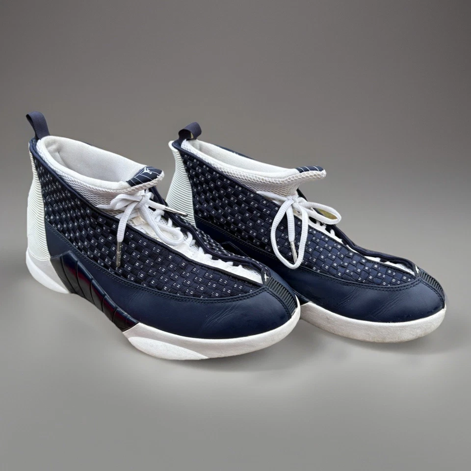 Air Jordan 15 XV Obsidian White 2016 Retro Para hombres 10.5 — Raro Tejido Foto 1 de 4