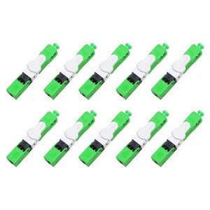 10Pcs FTTH ESC250D SC//UPC Single-Mode FTTH SM Optic Fast Connector X8A18216 - Afbeelding 1 van 7