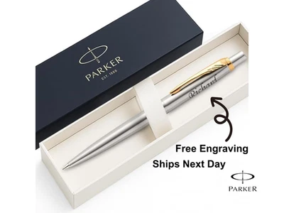 Personalised Parker Pen Jotter Ballpoint Engraved Pen Personalised ChristmasGift - Image 1 of 4