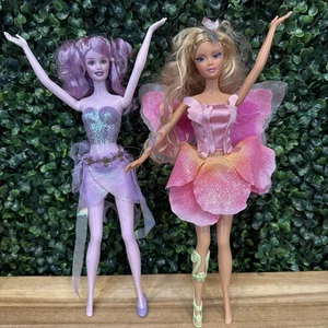 Muñeca Barbie Fairytopia Elina Fairy Wings 2004 y púrpura Barbie Fairy Mattel - Imagen 1 de 11