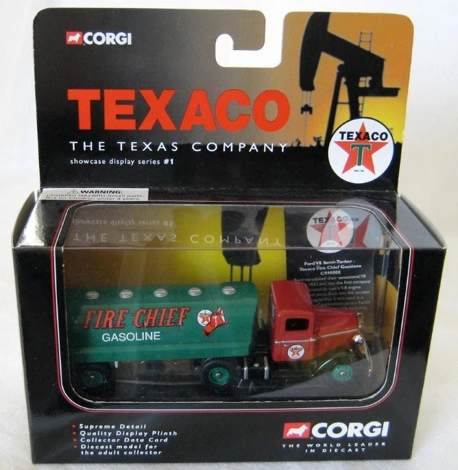 Corgi CS90008 Ford Artic V8 Semi-Tanker Texaco Fire Chief Gasoline - Image 1 of 1