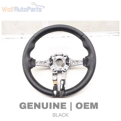 2017 BMW 330I XDRIVE - 3-Spoke Leather Sport Steering Wheel 6878250 - Image 1 of 4