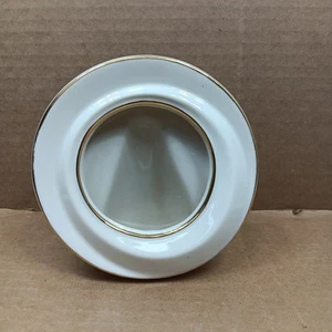 Klassischer Lenox 5 Zoll runder Bilderrahmen mit Goldrand 3 Zoll Öffnung Elfenbein Creme - Bild 1 von 13