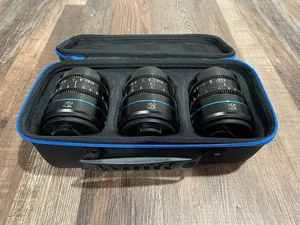 Sirui Nightwalker Cine 3 Lens Set - RF Mount, Barely Used (24mm, 35mm, 50mm) - Picture 1 of 12