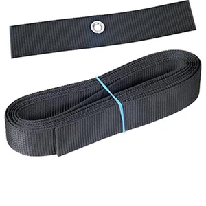 SF-1 TopDeal: Harness DirZone Gurtband 4 m lang 50 mm breit mit Edelstahlöse - Picture 1 of 1