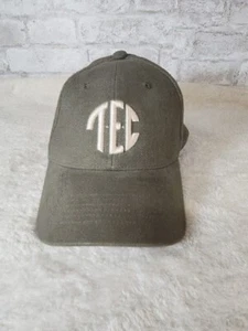 TEC KOMATSU Mens HAT Ball Cap - Adjustable - Khaki Green North American - Picture 1 of 5