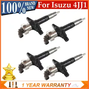 4 piezas Inyector de combustible 8-98011604-5 095000-6980 para motor Isuzu Holden 3.0L 4JJ1 - Imagen 1 de 12