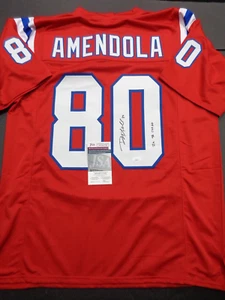 Danny Amendola New England Patriots Autographed signed Custom Jersey COA-JSA XL - Picture 1 of 3