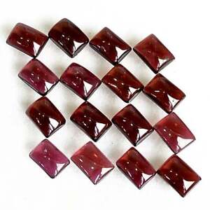 Natural  Garnet Mozambique 5x7mm to 8x10mm Rectangle Cabochon Loose Gemstone