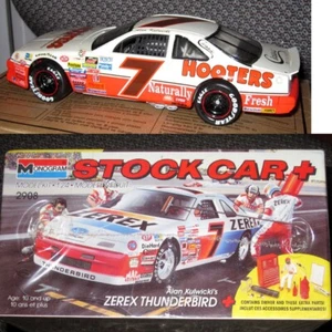 Vintage Collectable Allan Kulwickic #7 1990 Zerex&1991 Hooters Ford Thunderbirds - Picture 1 of 13