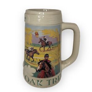 Collectible 1997 Oak Tree Stein Mug Tribute To Chris McCarron Limited Edition 