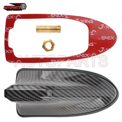 Black Gross Shark Fin Antenna AM/FM For Infiniti Kia Lexus Subaru VW Acura - Image 1 of 4