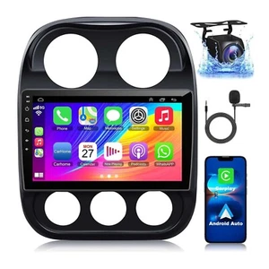 Android 13 Apple Carplay Car Stereo Radio GPS For Jeep Patriot Compass 2010-2016 - Picture 1 of 19