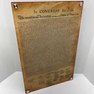 Replica DICHIARAZIONE DI INDIPENDENZA su telaio acrilico trasparente (16 X 24") NUOVISSIMA - Foto 1 di 19
