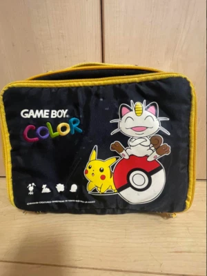 Gameboy Color GBC Pokemon Carrying Case *Meowth Pikachu* Pouch Bag  Game Boy - Image 1 of 4