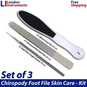 Chiropody Nail File and Foot Rasp Hard Dead Skin Removal Beauty Tools - Picture 1 of 6