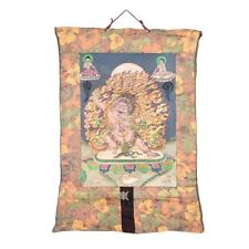Soie Bouddhiste Tibétain Thangka Peinture Pour Décor Maison 58.42 CM 1 Pièce