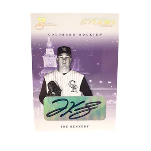 Joe Kennedy #103 Autograph 2005 Donruss Studio Private Signings Silver 61/100 - Picture 1 of 2
