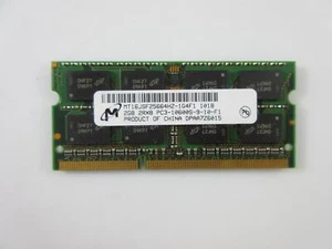 Ram Memory SO-DIMM 2 GB PC3-10600S MICRON MT16JSF25664HZ-1G4F1 Original - Picture 1 of 1