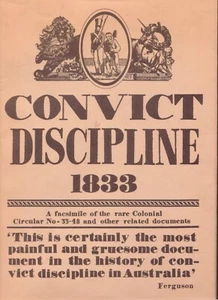 Convict Discipline 1833 A facsimile of the rare Colonial Circular HC Australia - Picture 1 of 1