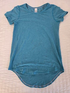 Used Girls Size 10 Ivivva By Lululemon Blue Shirt - Picture 1 of 11