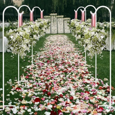 8x Schäferhaken Weiß Laternenhalter Hochzeit Gartenstab Hirtenhaken - Bild 1 von 4
