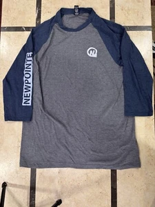 district perfect tri long sleeve Men’s Size Large Gray Blue - Picture 1 of 7