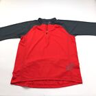 Fox Racing MINT Red Cycling Shirt Jersey Zip Polyester Size Medium Mens