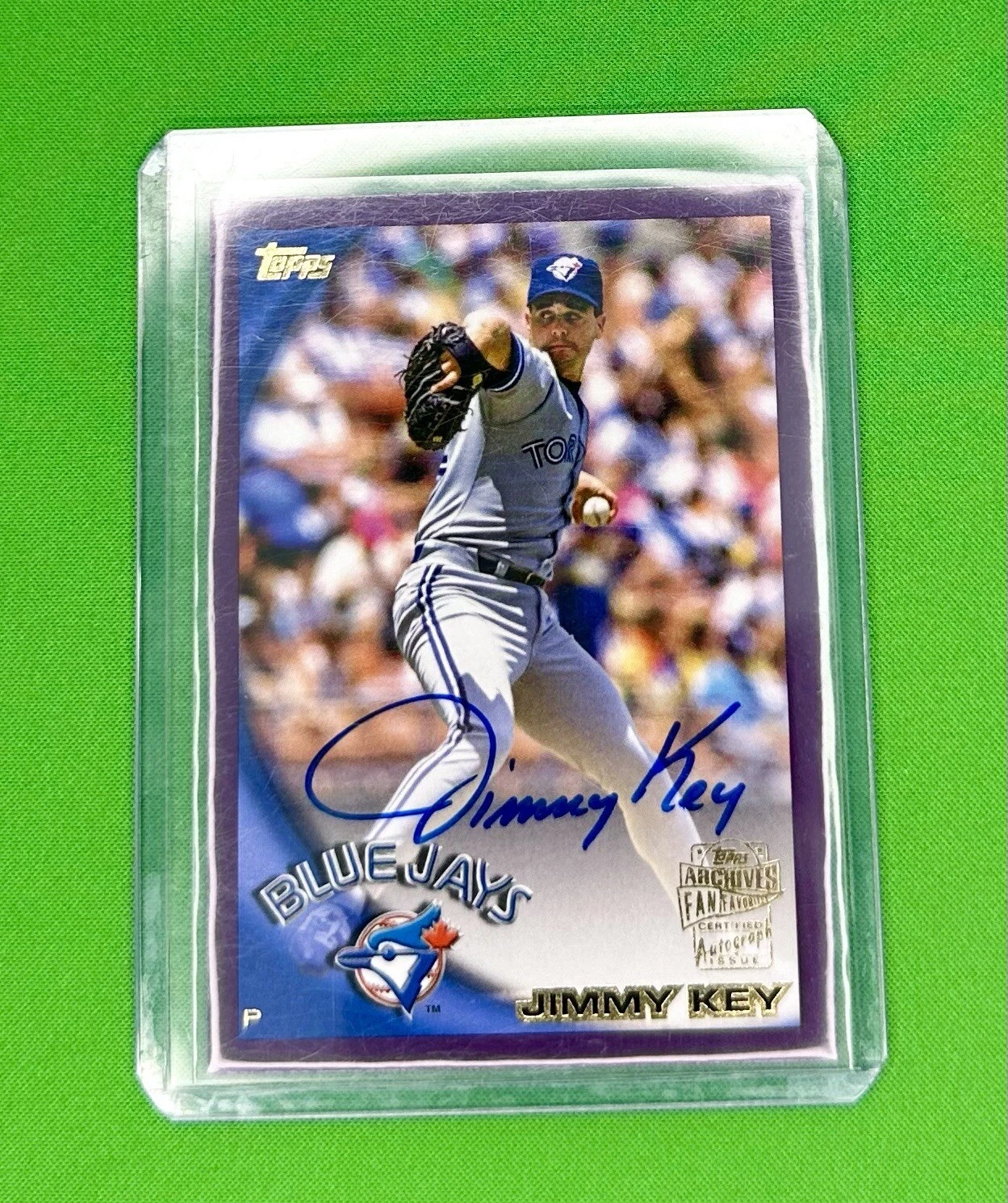 2022 Topps Archives 2010 Fan Favorites Autographs Purple #10FF-JK Jimmy Key /150