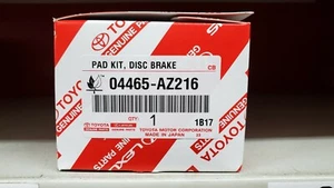 Toyota Camry 2012-2017 Front & Rear OEM Ceramic Brake Pads w/o Shims - Picture 1 of 3