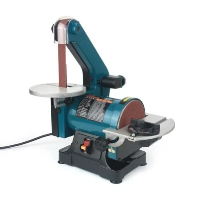 Belt Polishing Grinding Sanding Machine Small Woodworking Desktop Sander 300W - Image 1 of 4